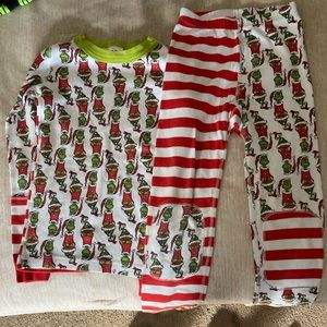 Hanna Andersson Grinch pajamas size 8